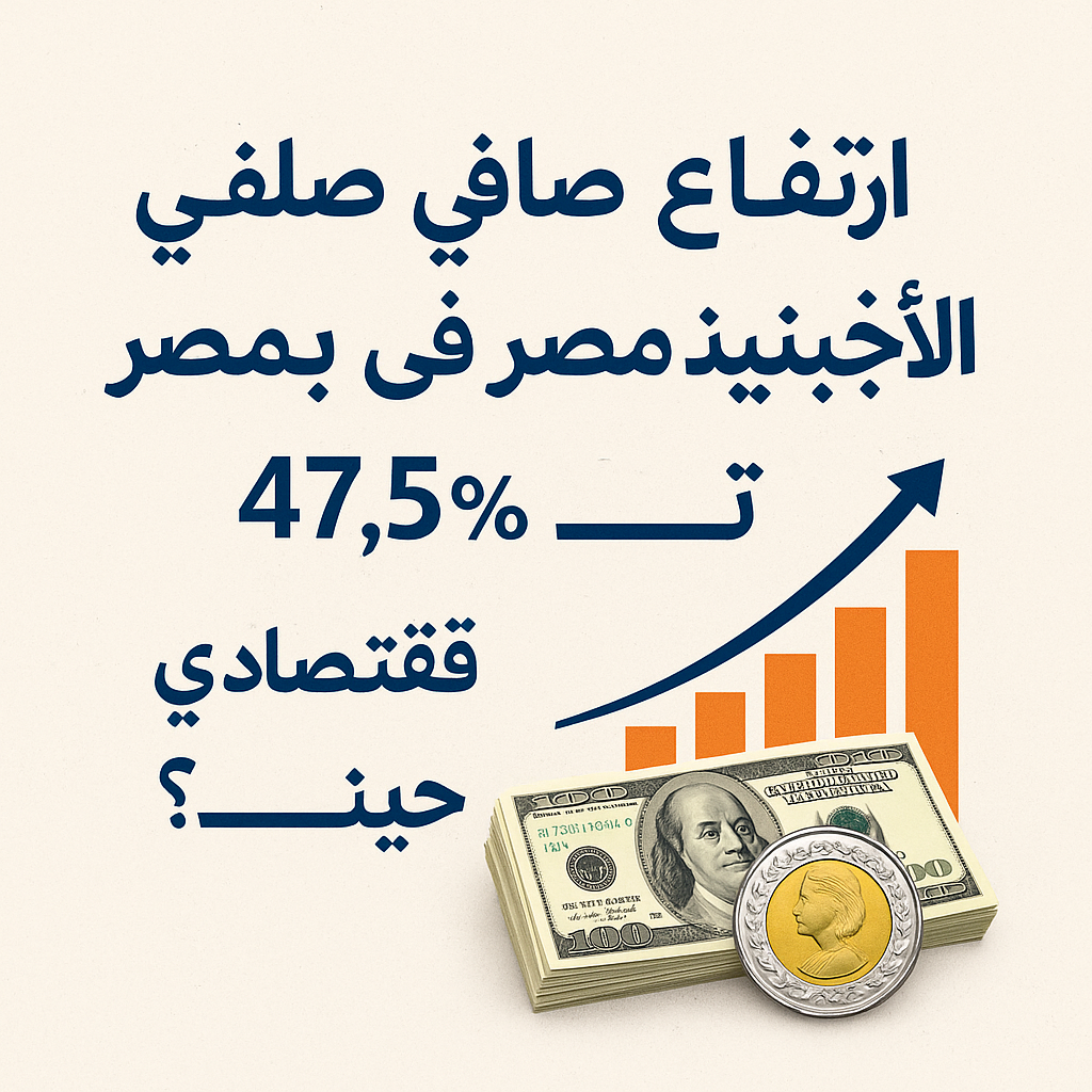 صافي الأصول الأجنبية في مصر 2025