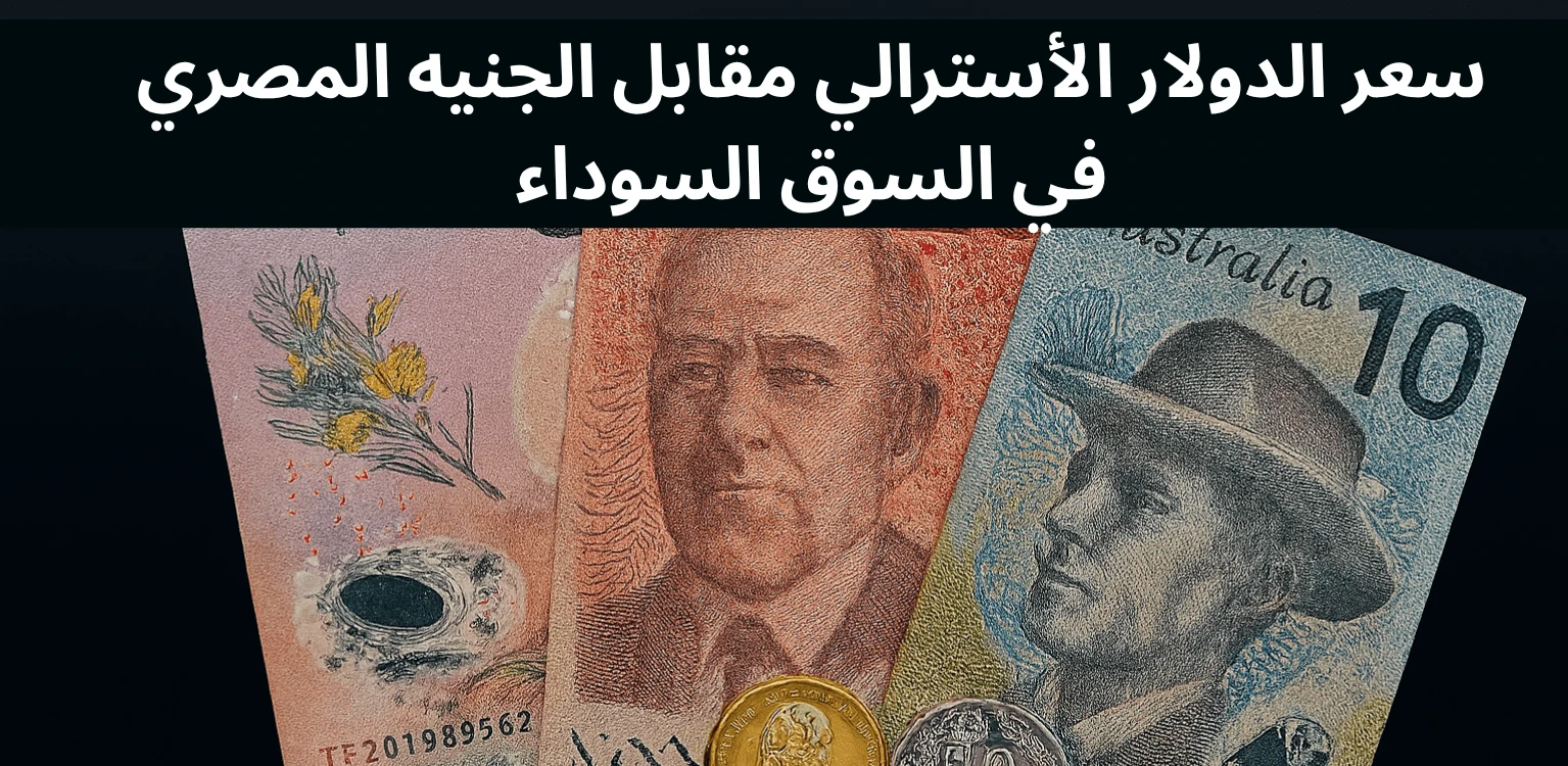 aud to EGP Black Market Rate Today سعر الدولار الأسترالي مقابل الجنيه المصري في السوق السوداء