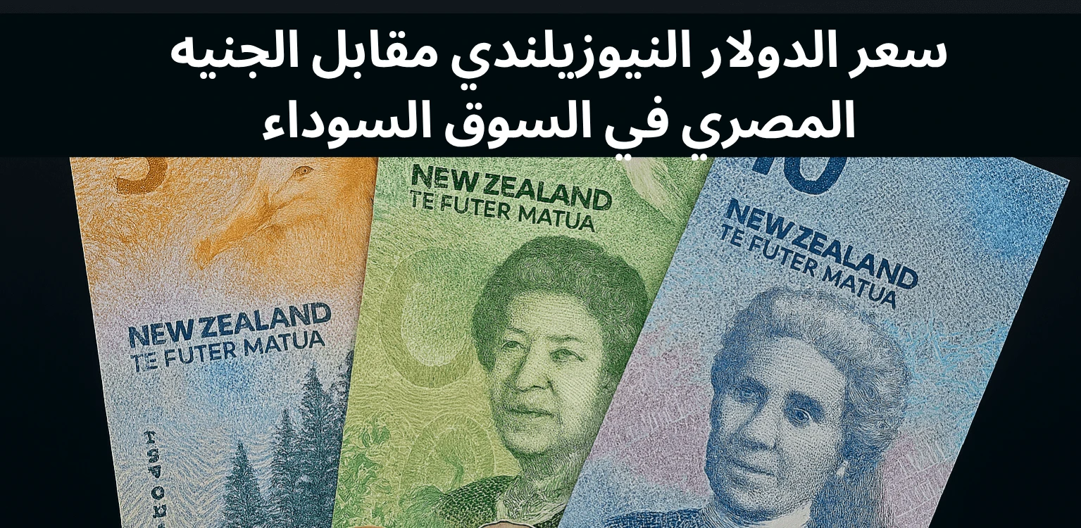 nzd to EGP Black Market Rate Today سعر الدولار النيوزيلندي مقابل الجنيه المصري في السوق السوداء